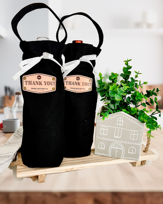 Custom Wine Tote Bag
