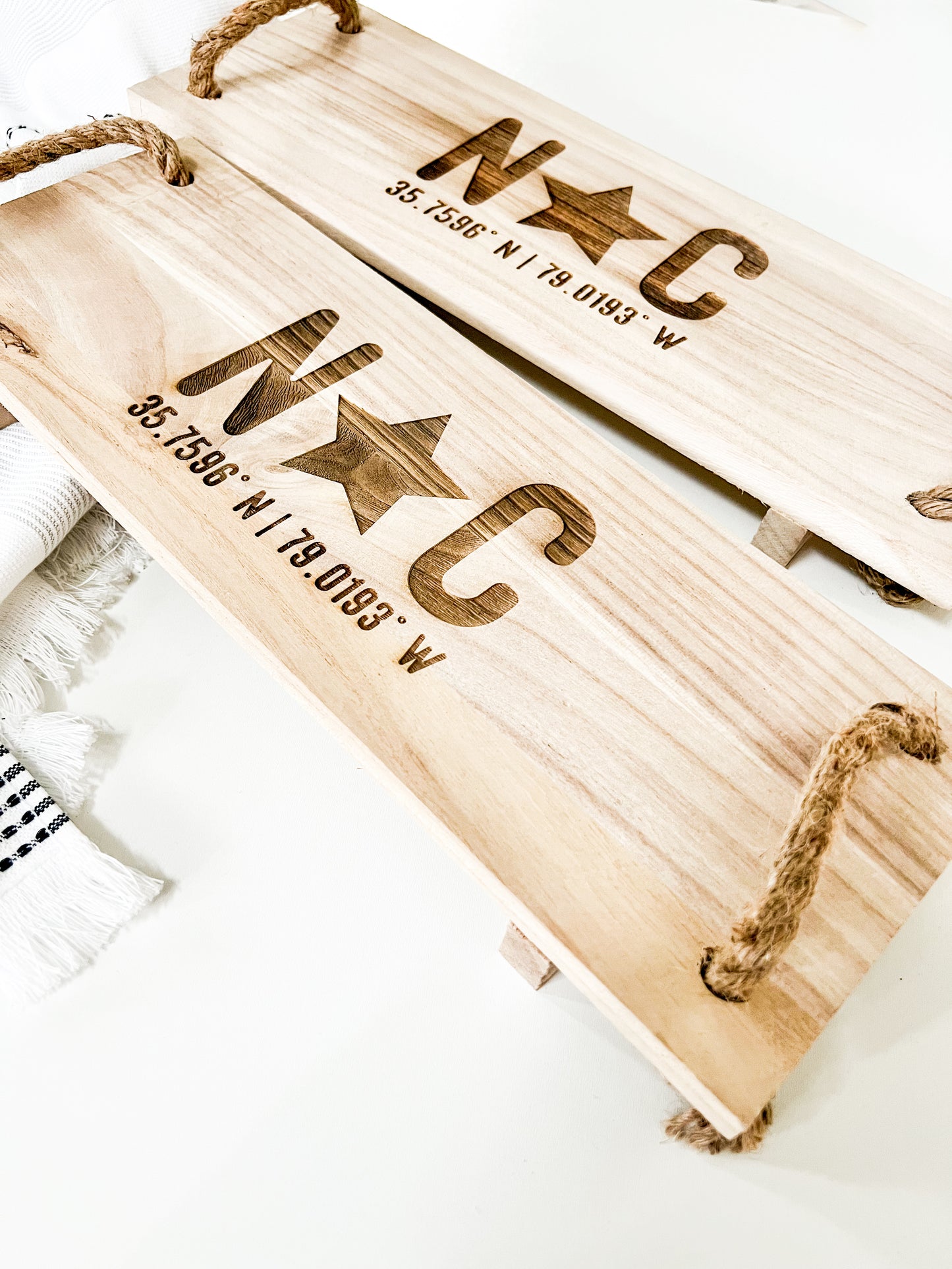 NC Coordinates Rustic Tray