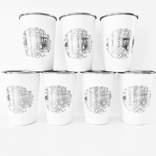 Durham Map Engraved Pint Cup