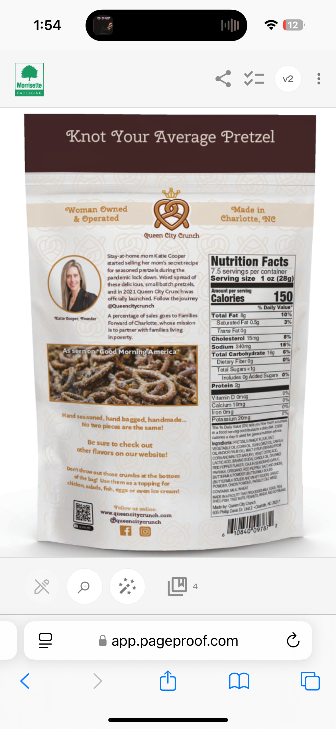 Queen City Crunch 7.5oz Bag