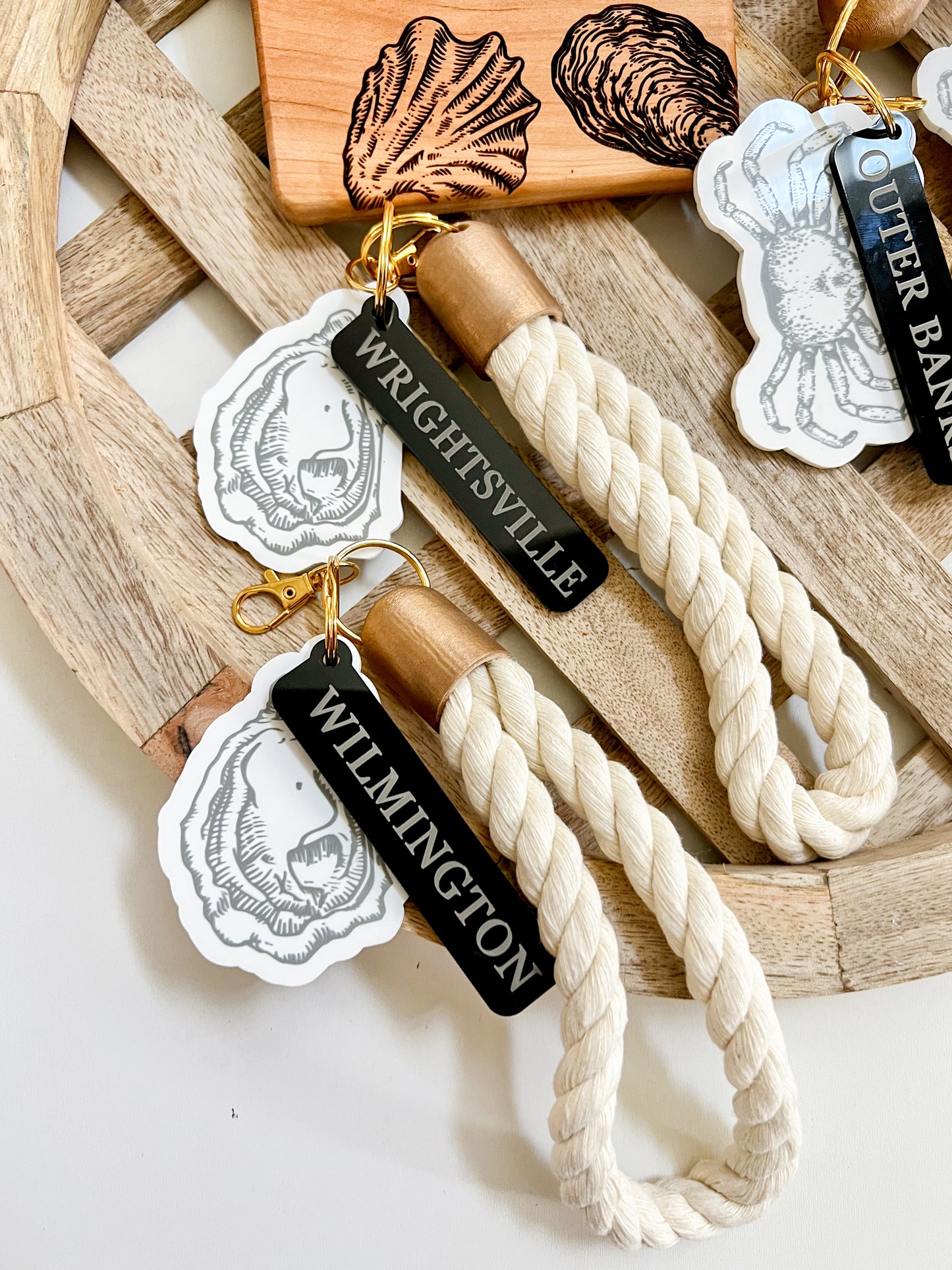 Nautical Rope Keychain Wristlet