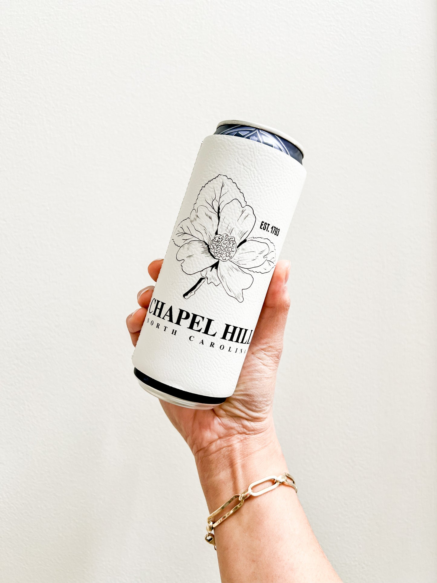 Chapel Hill Beverage Leather Holder