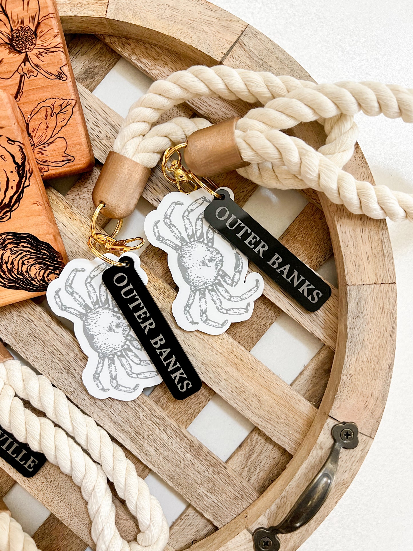 Nautical Rope Keychain Wristlet