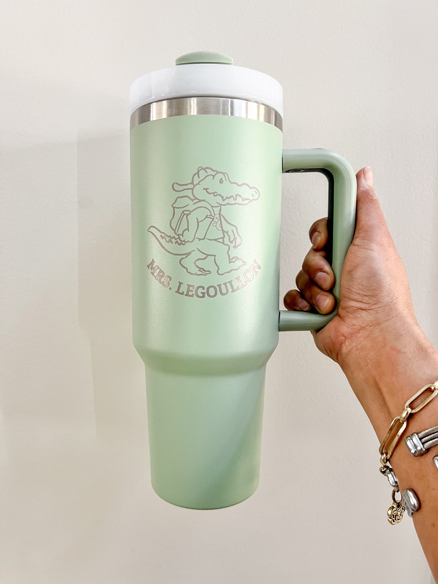 Custom Laser Engraved 40 oz. Tumbler