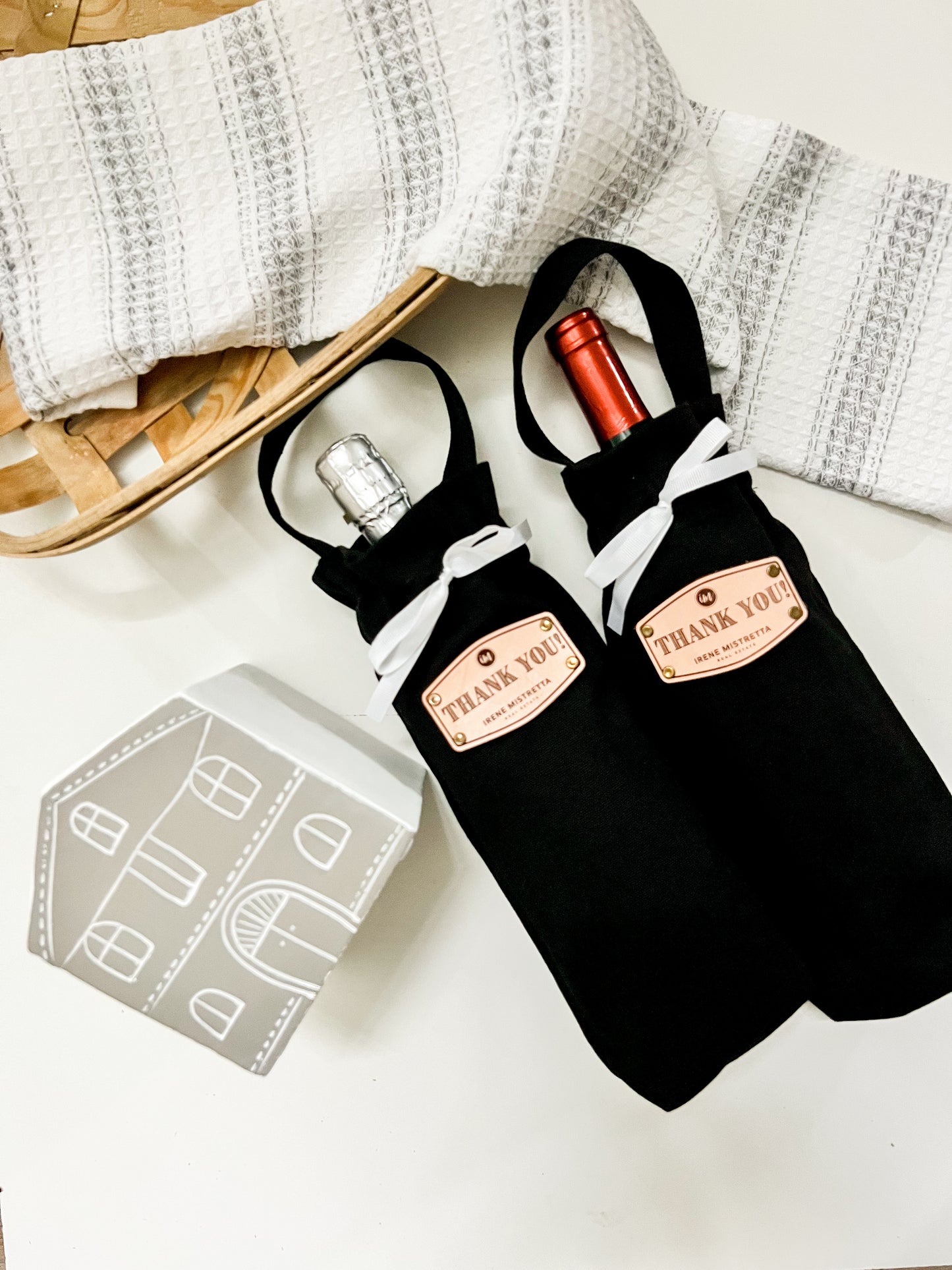 Custom Wine Tote Bag