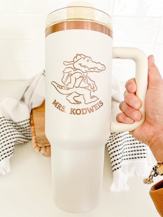 Custom Laser Engraved 40 oz. Tumbler