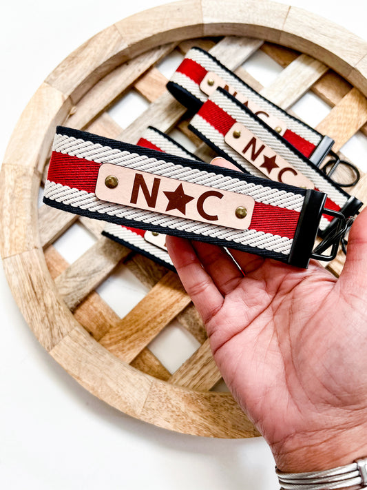 NC Wristlet Keychain