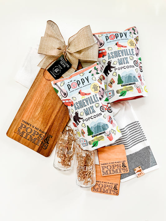 Custom Welcome Home Gift Basket with Hometown Snacks