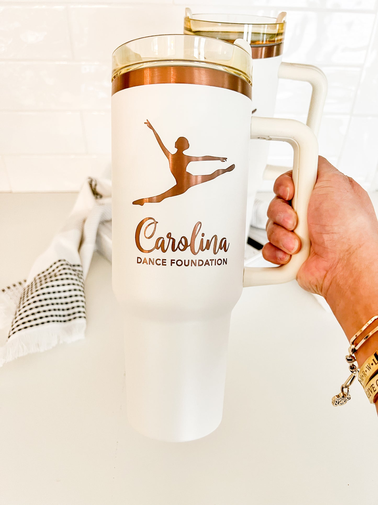 Custom Laser Engraved 40 oz. Tumbler