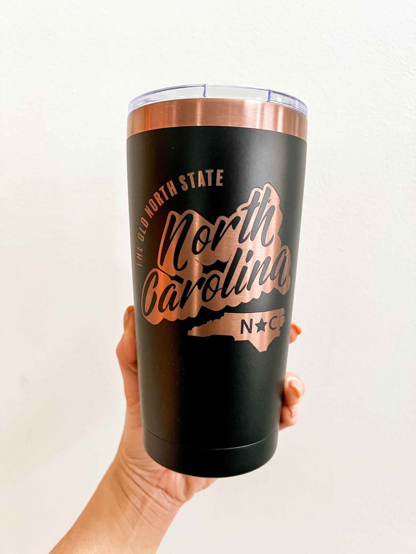 The Old North 20 Oz. Tumbler Black + Copper