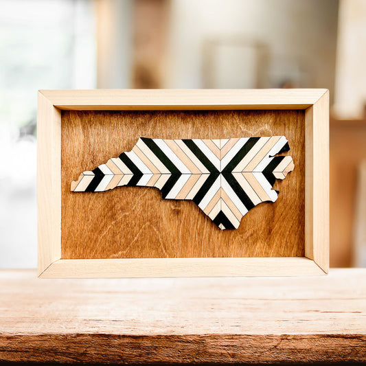 NC Framed Quilt Sign