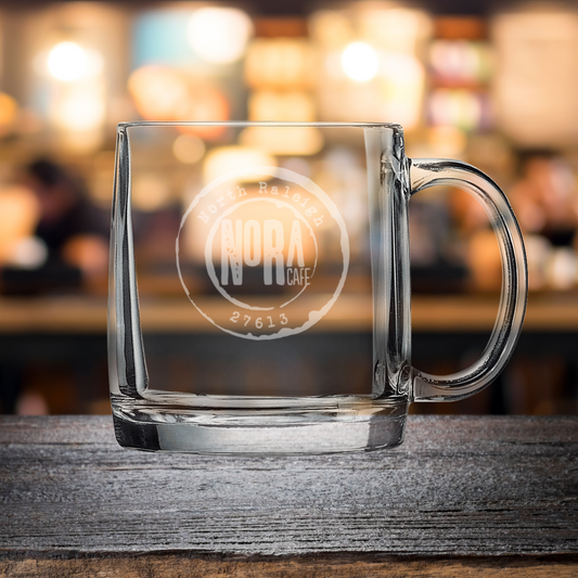 Custom Branded Glass Mug