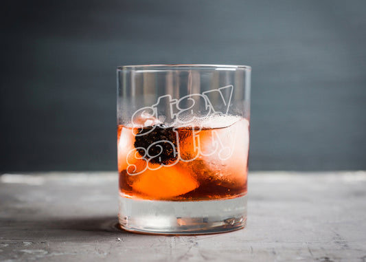 Stay Salty Rocks Glass