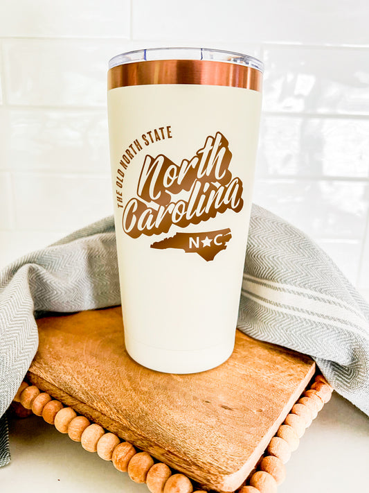 The Old North 20 Oz. Tumbler Cream + Copper