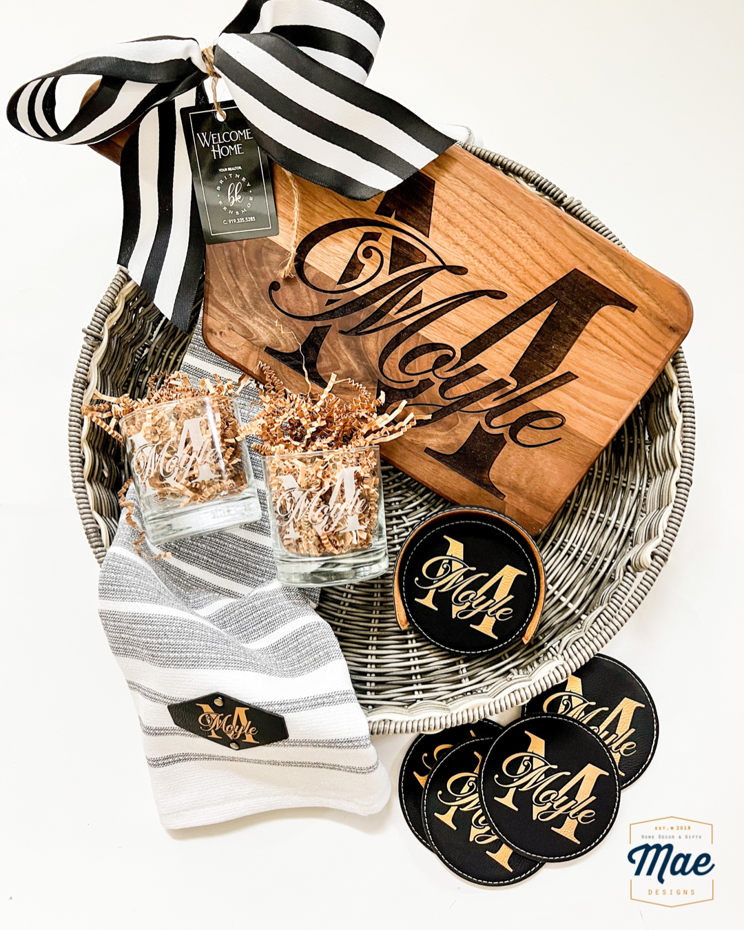 Custom Welcome Home Gift Basket