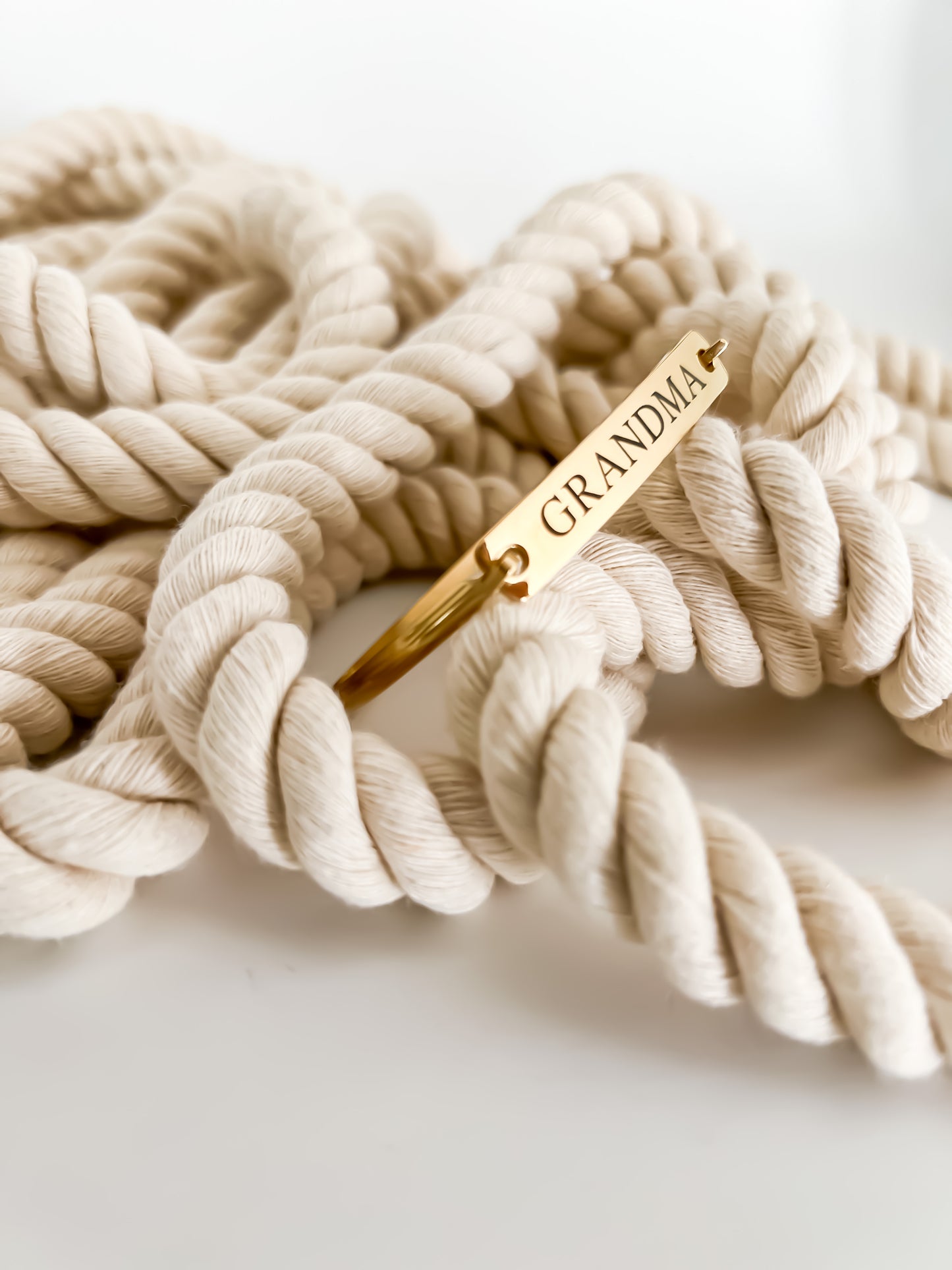Custom Engraved Classic Bar Bangle