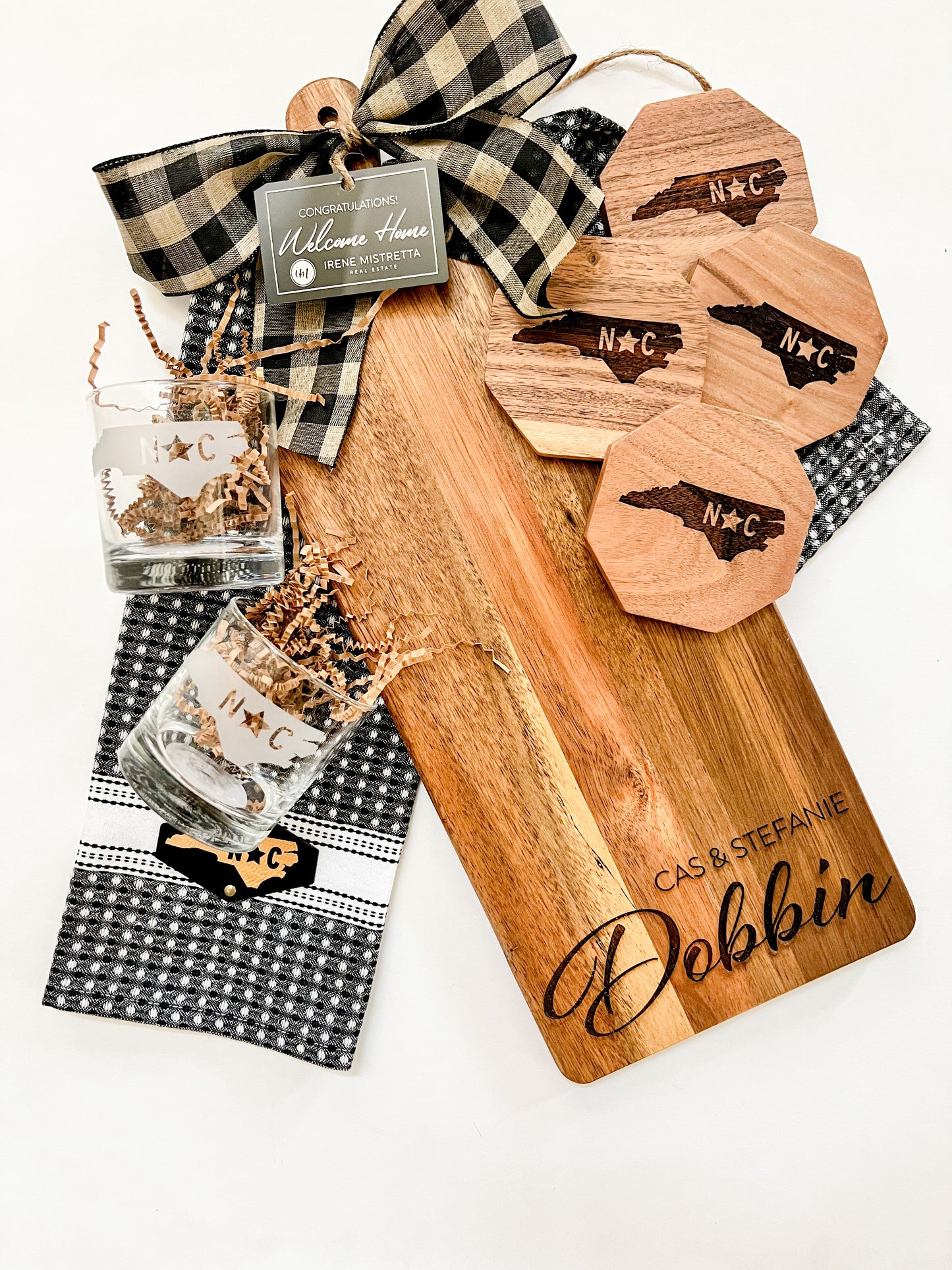 Custom NC Welcome Home Gift Basket