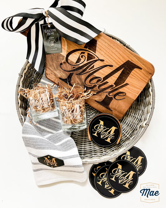 Custom Welcome Home Gift Basket