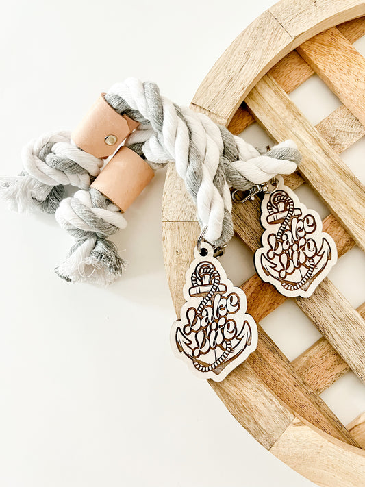 Lake Life Rope Keychain