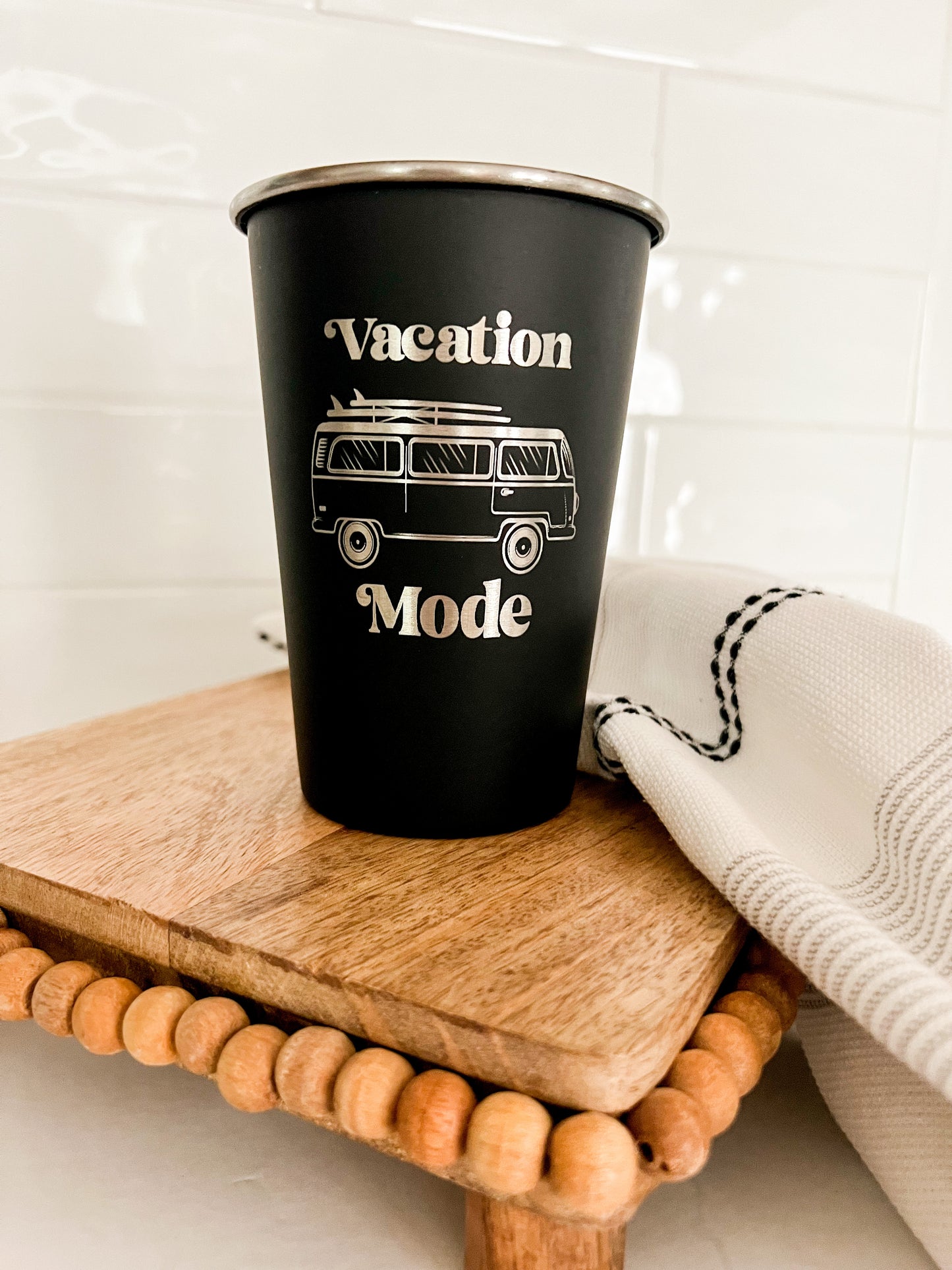 Engraved Pint Cup