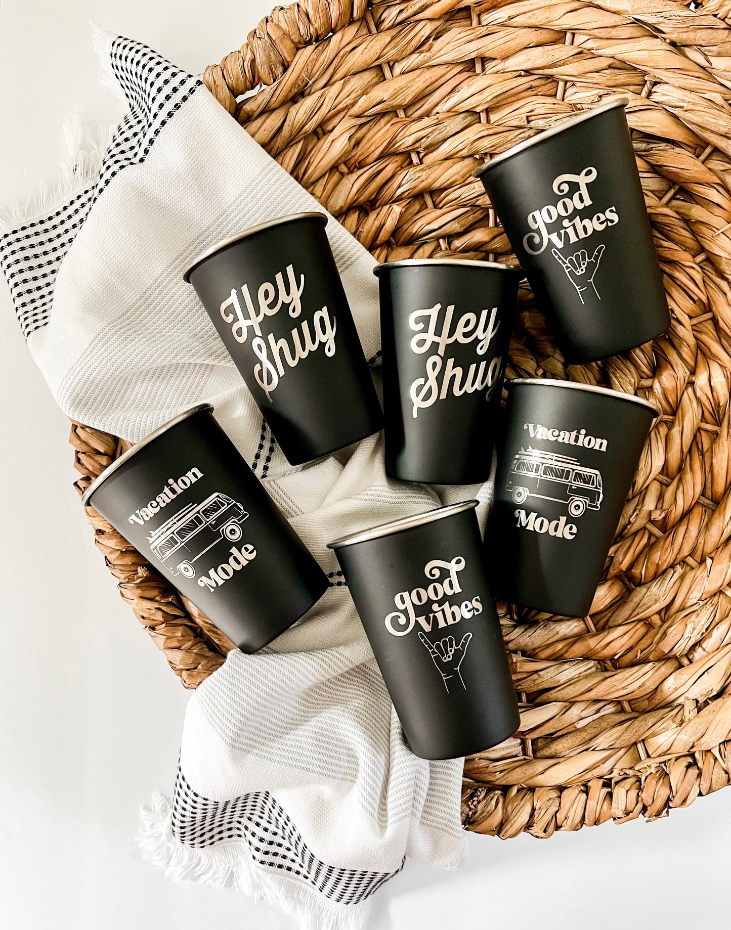 Engraved Pint Cup