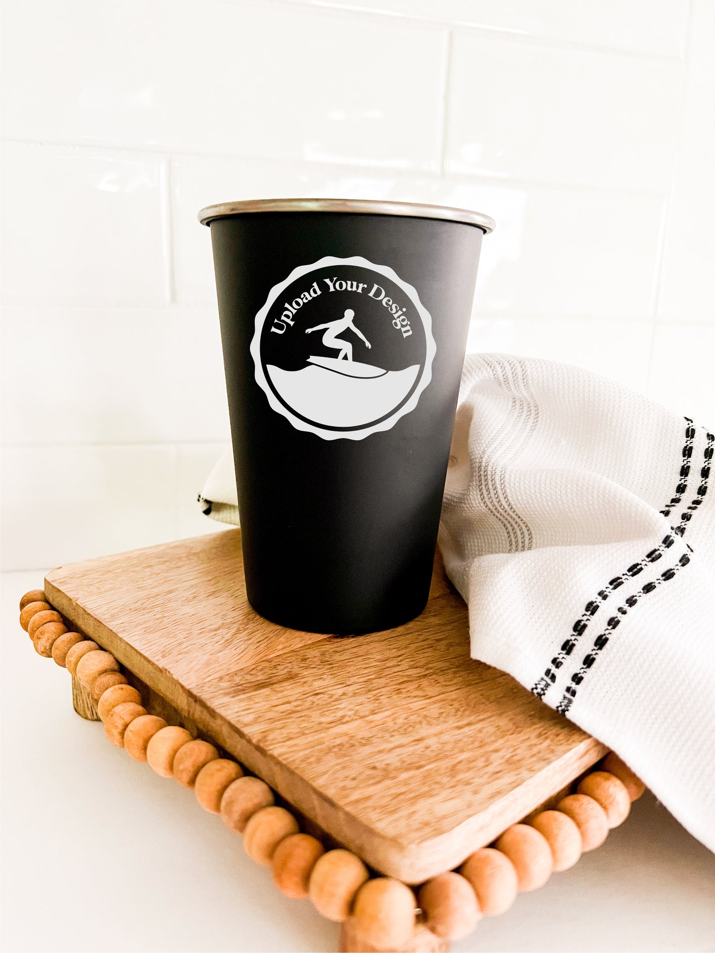 Custom Engraved Pint Cup