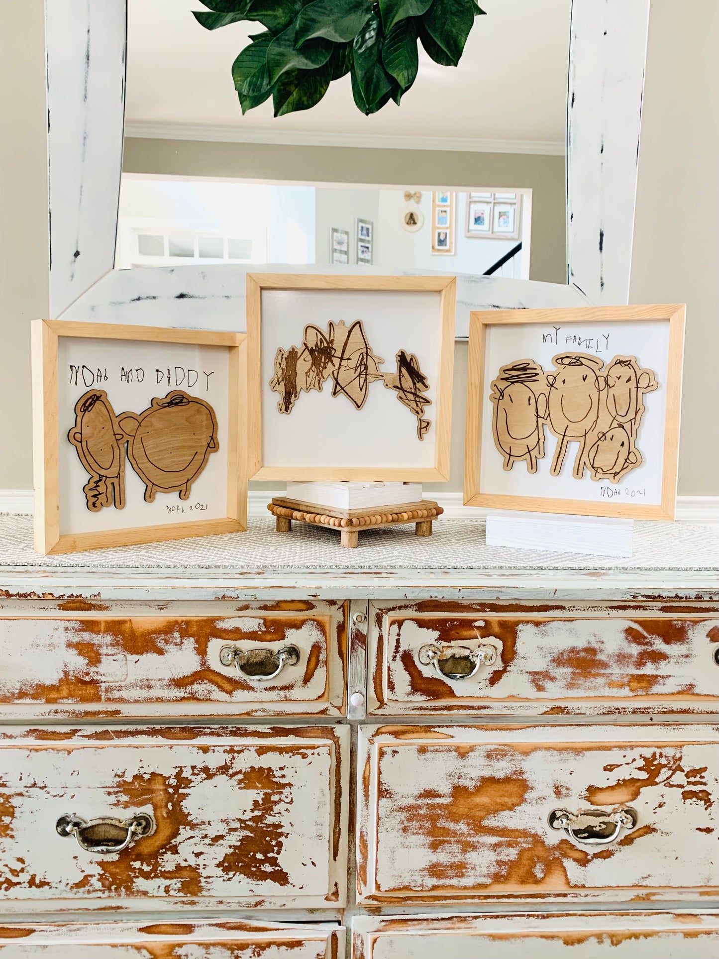 3D Kids Framed Artwork 12”x12”