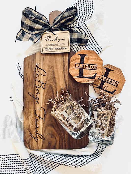 Custom Welcome Home Gift Basket