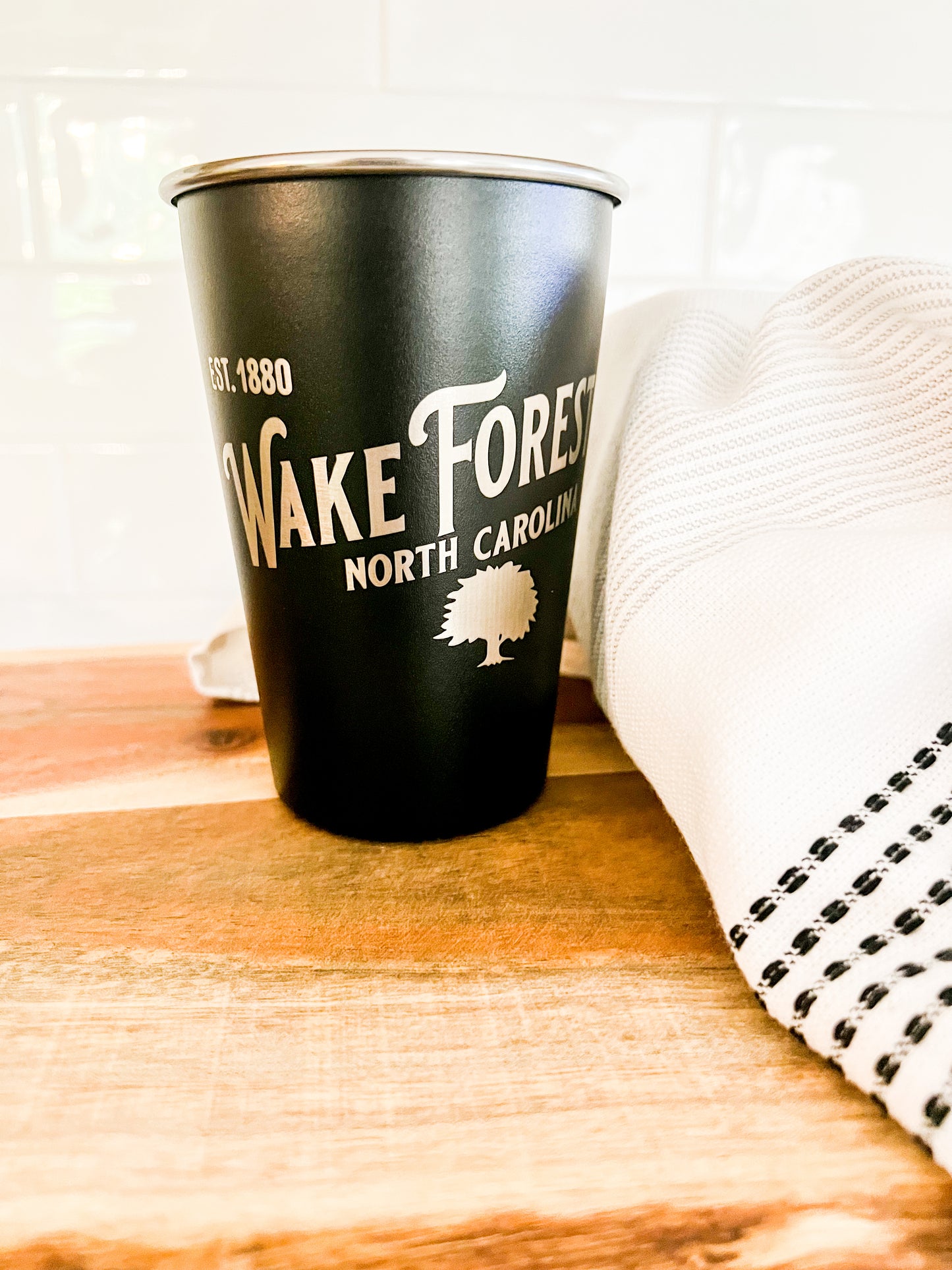 Hometown Engraved Pint Cup
