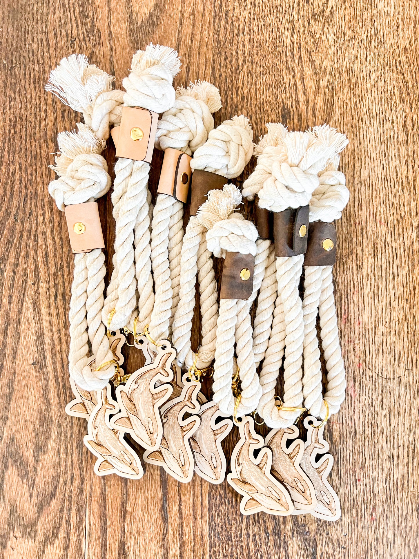 Whale Rope Keychain
