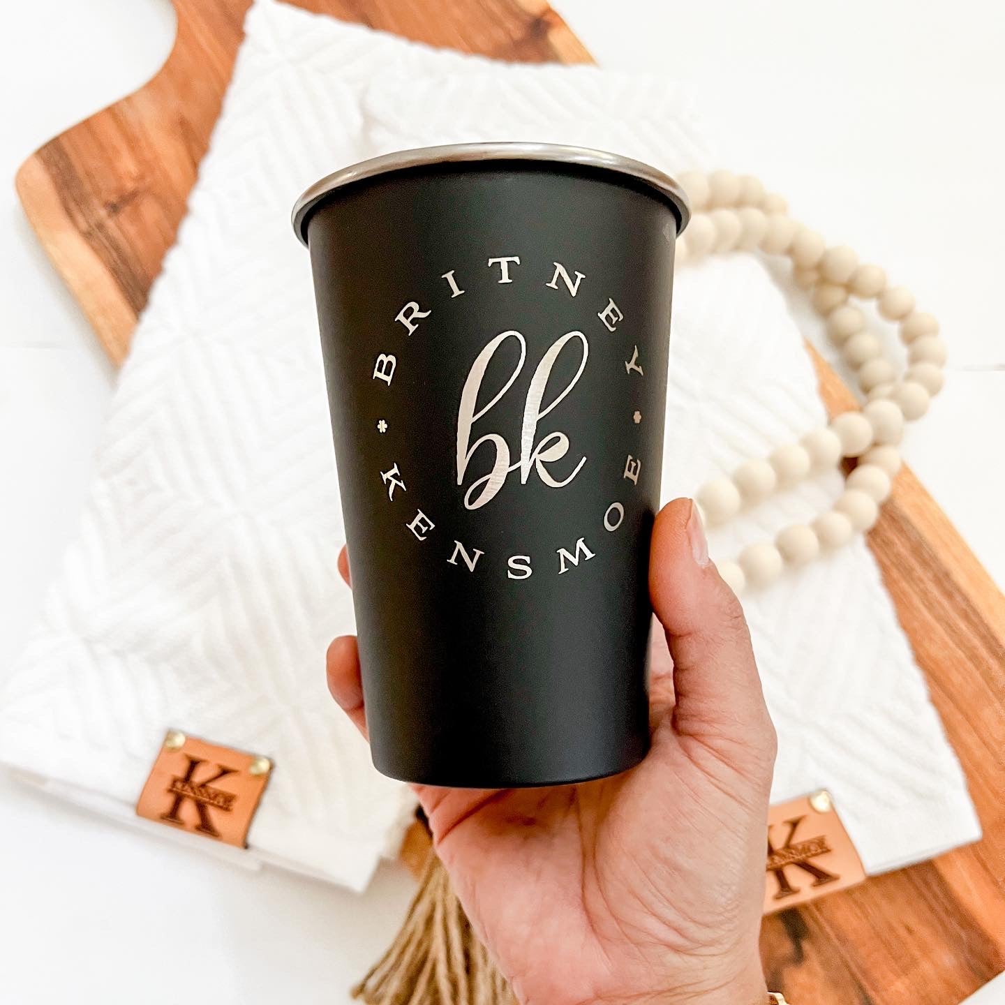 Custom Engraved Pint Cup