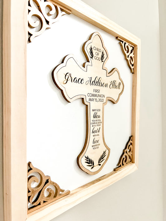 First Communion Framed Keepsake