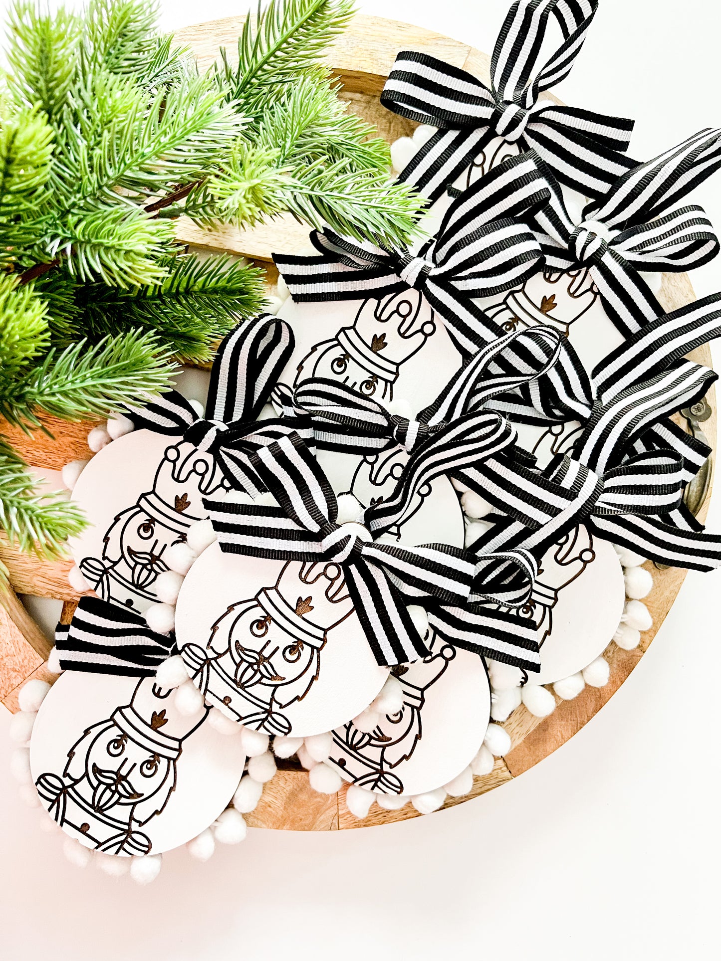 Nutcracker with Pompom Fringe