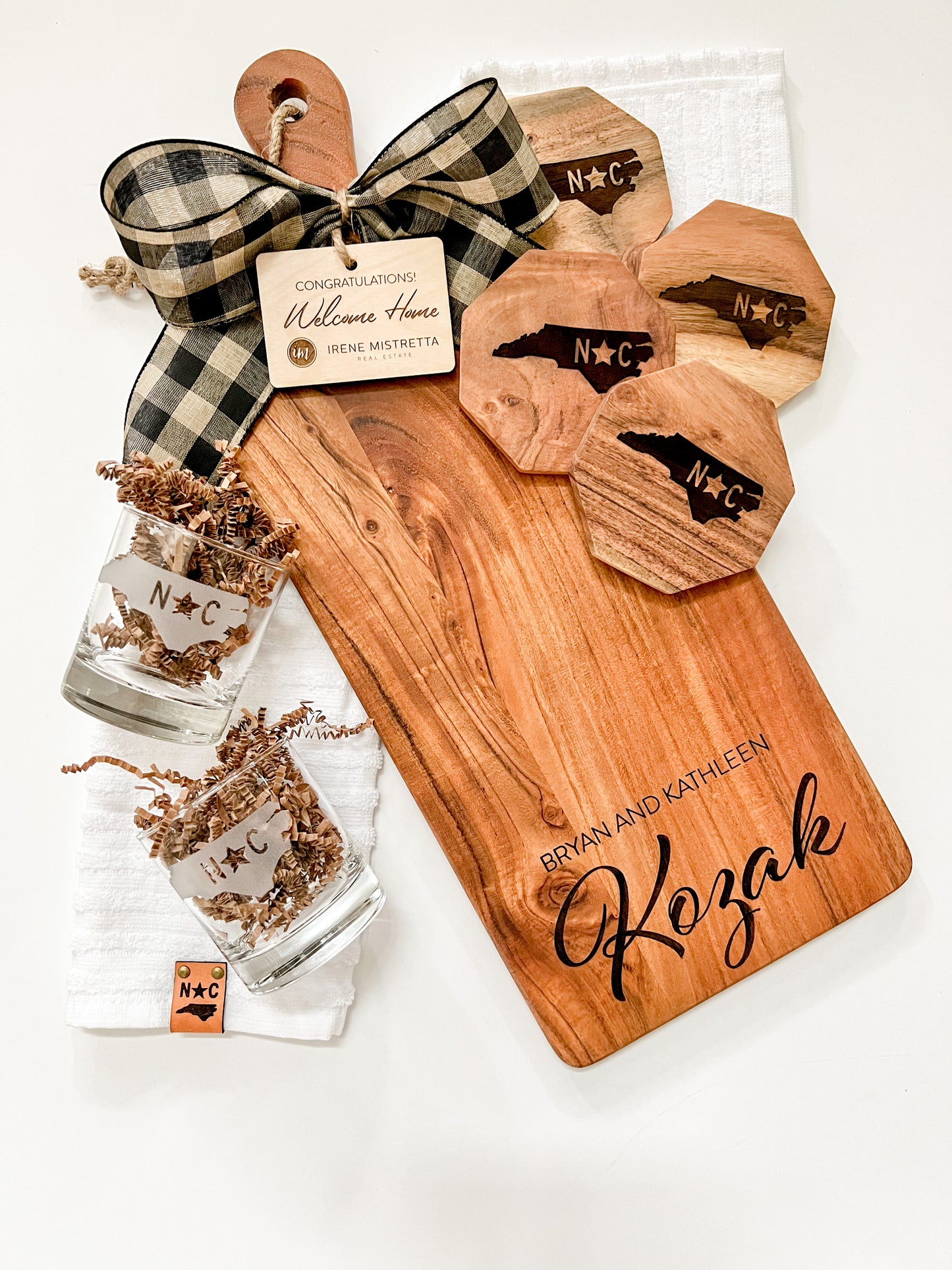 Custom NC Welcome Home Gift Basket