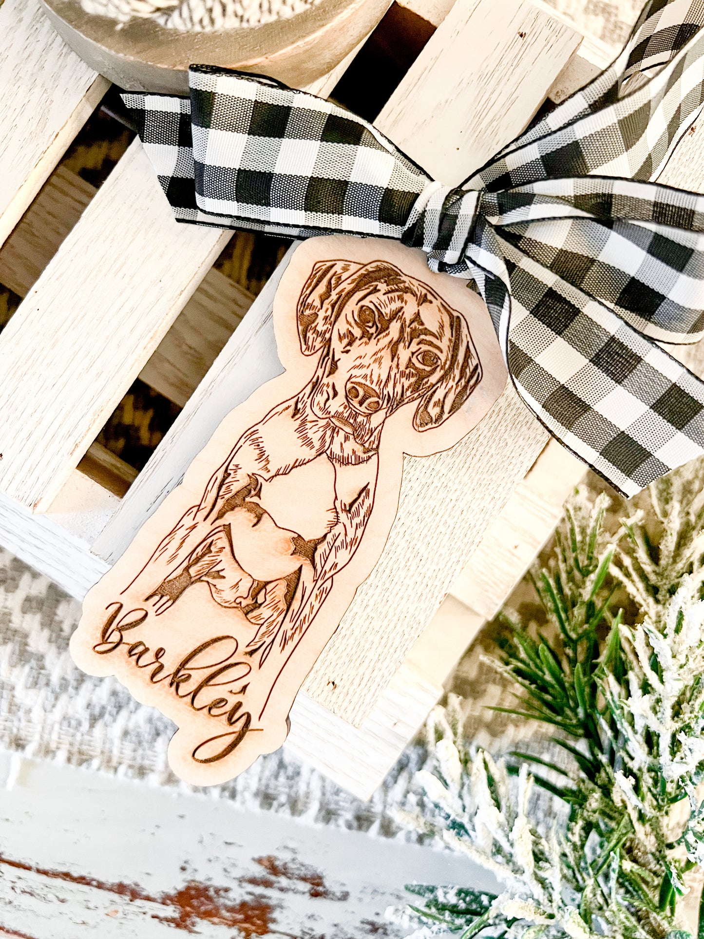 Custom Pet Portrait Ornament
