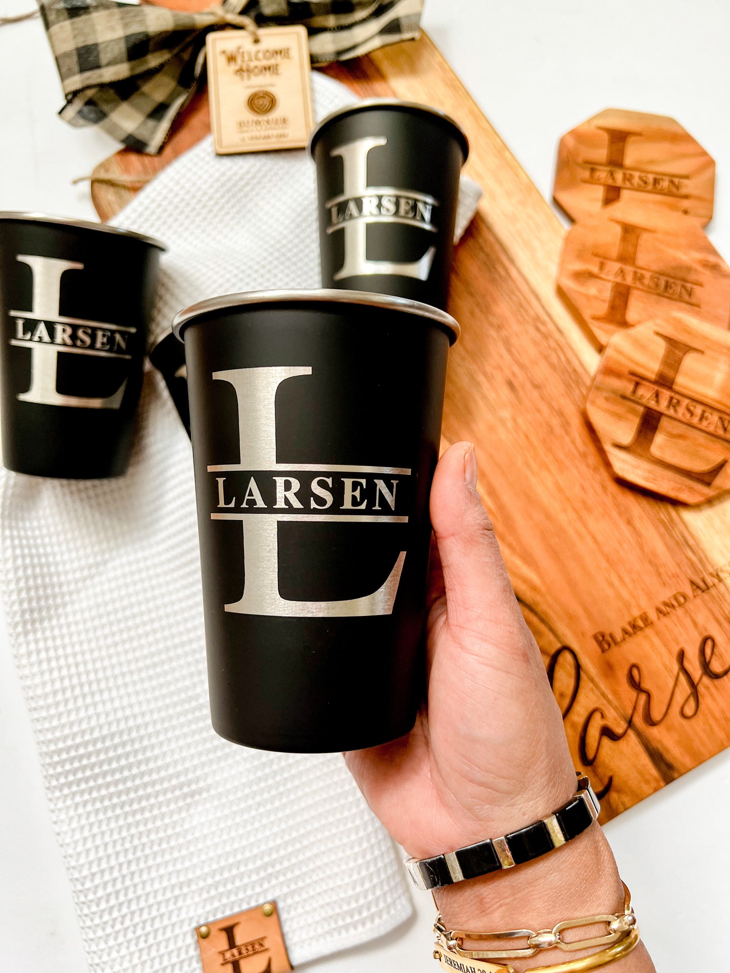 Custom Engraved Pint Cup
