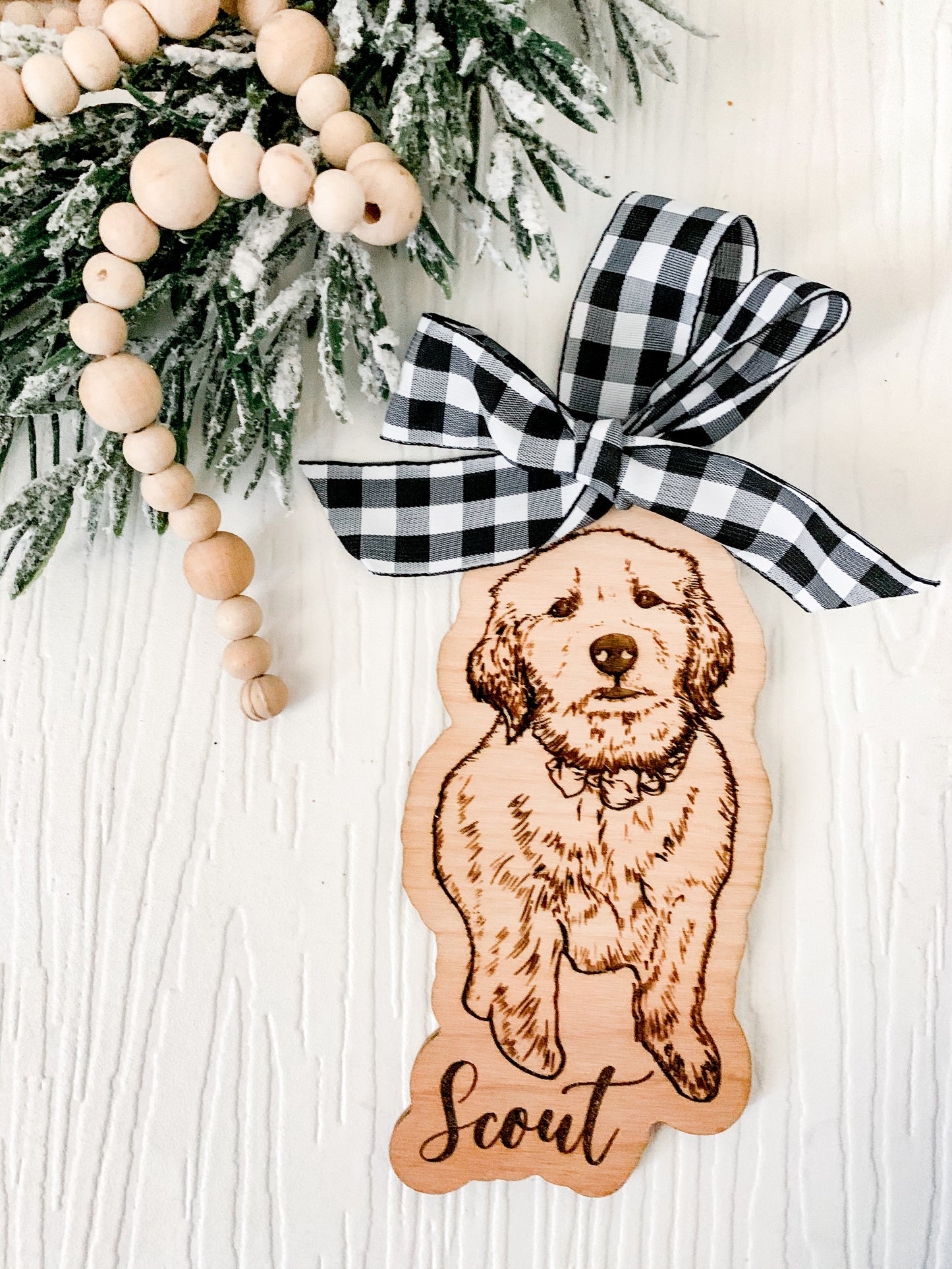 Custom Pet Portrait Ornament