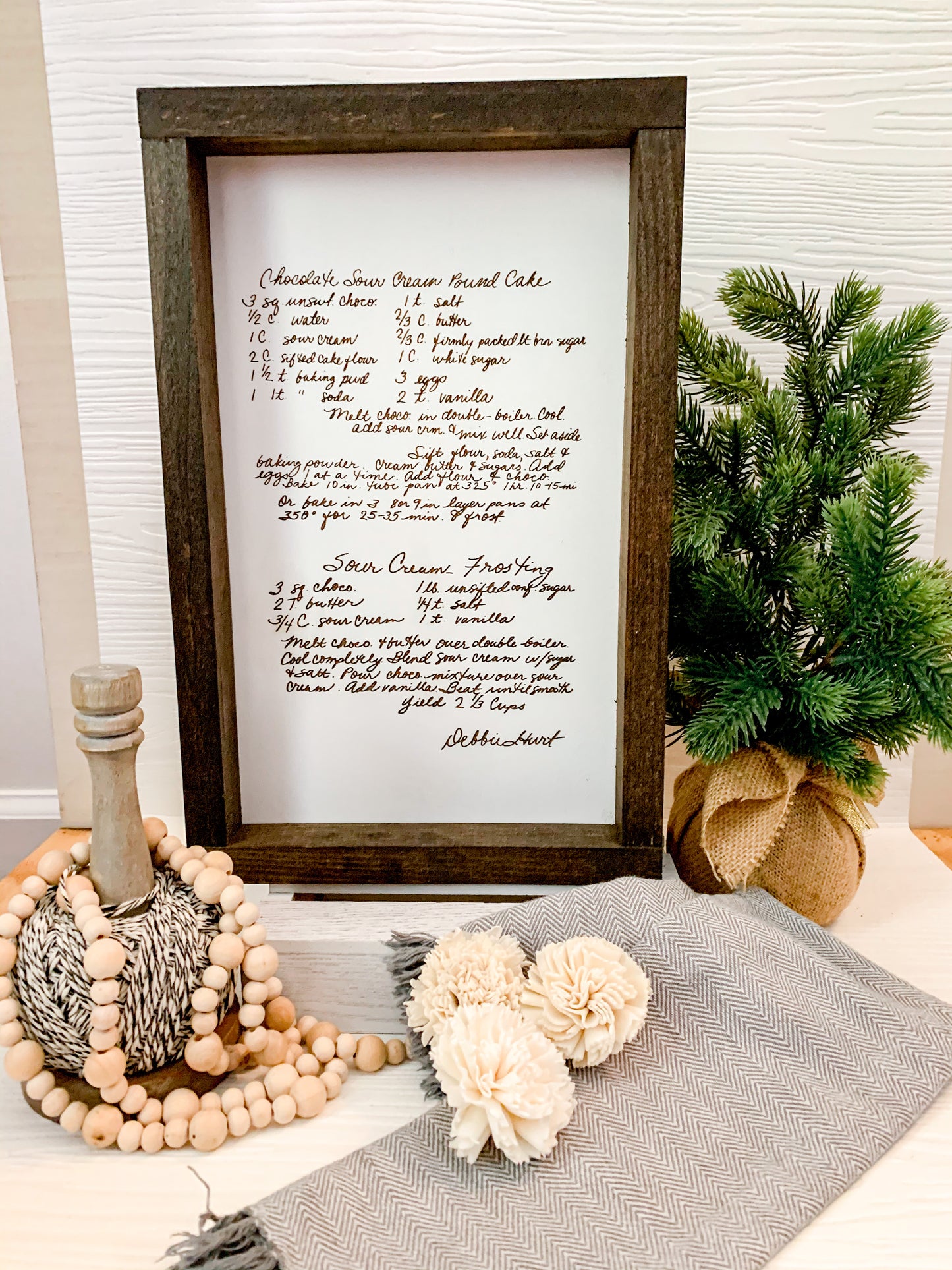 Engraved Family Recipe 9”x14”
