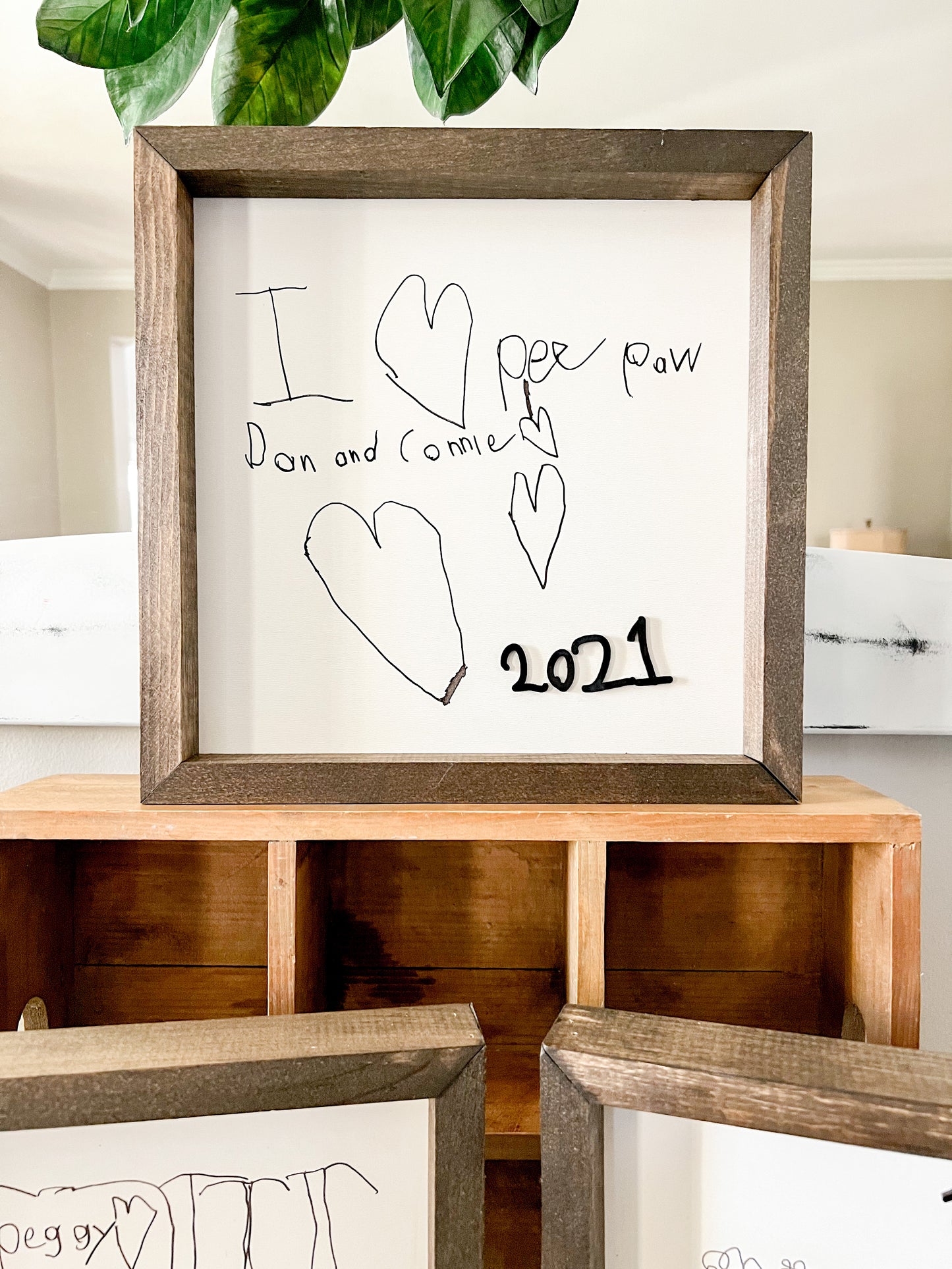 3D Kids Framed Artwork 12”x12”