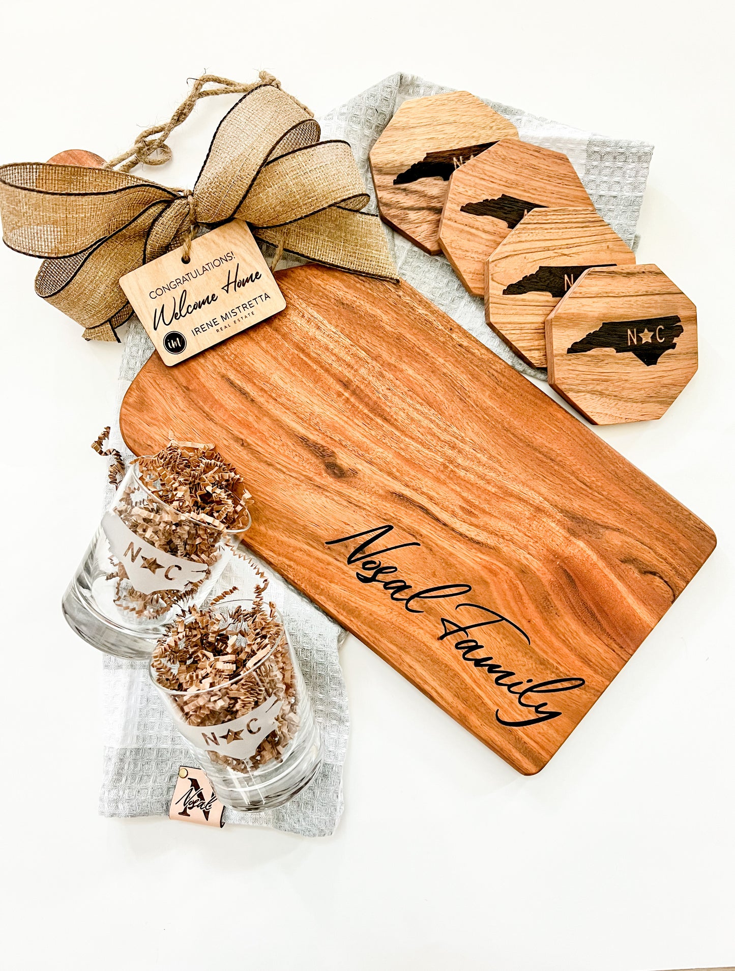 Custom NC Welcome Home Gift Basket
