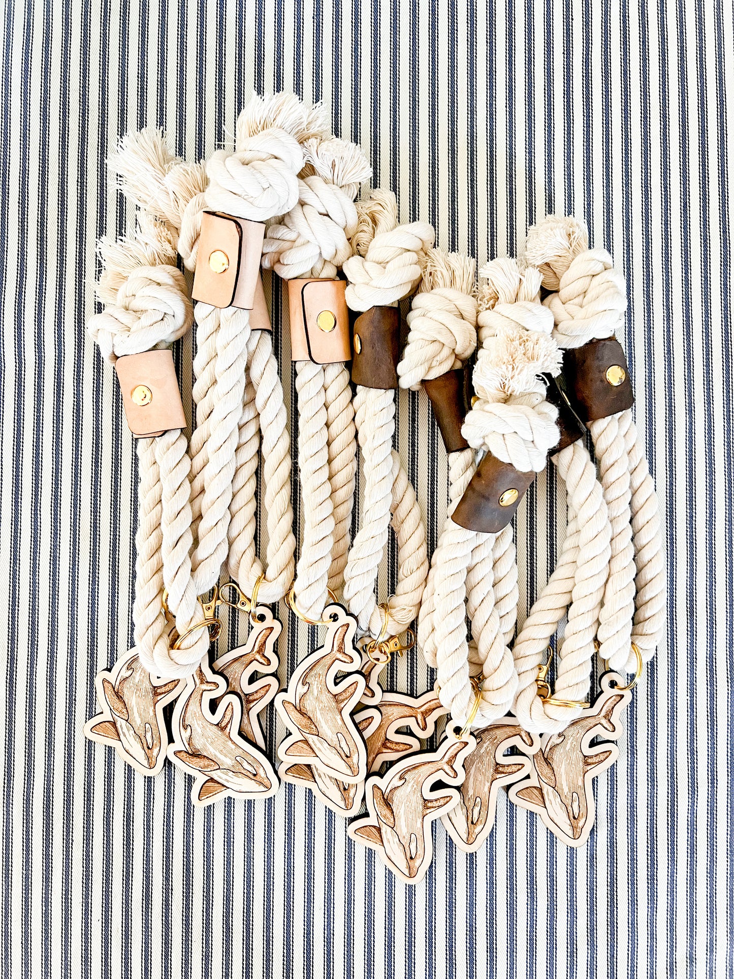 Whale Rope Keychain