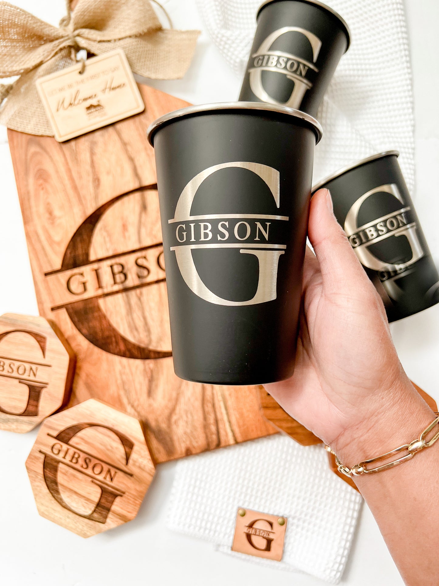 Custom Engraved Pint Cup