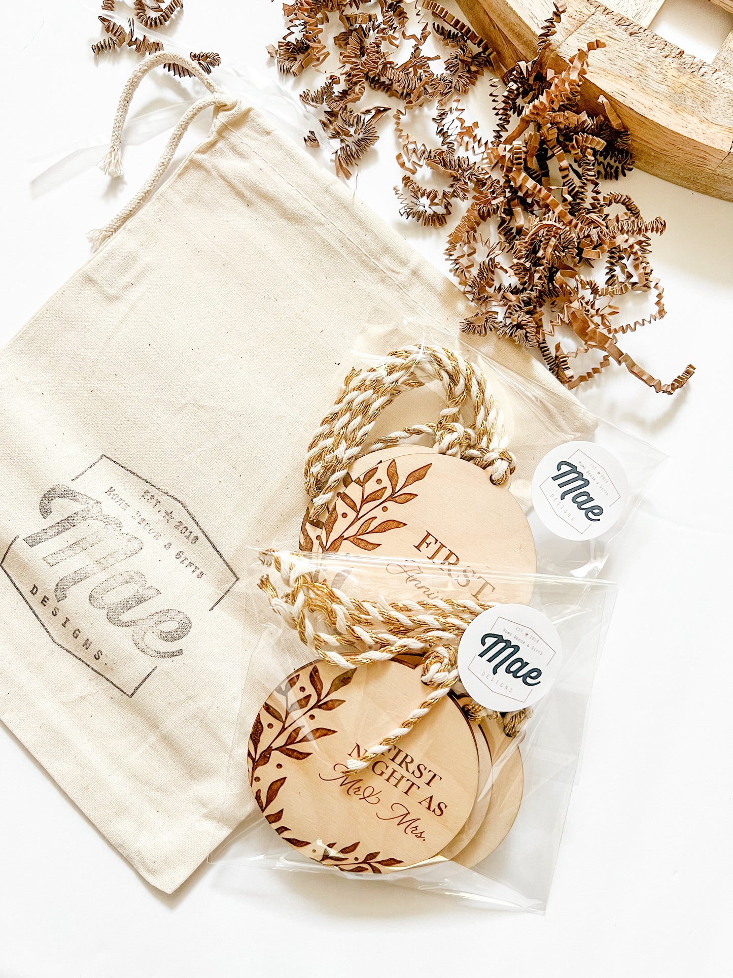 Marriage Milestone Wooden Tags
