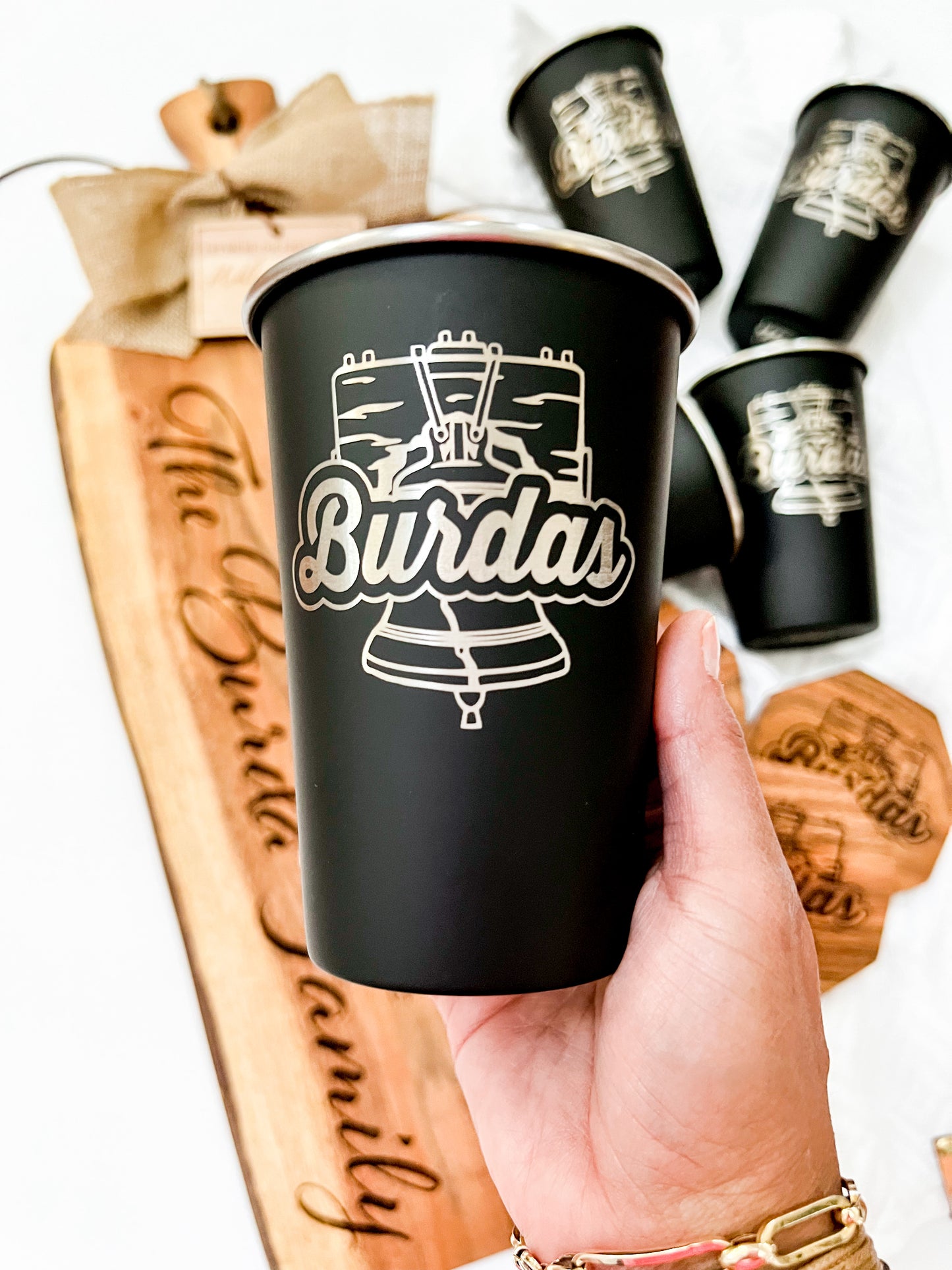 Custom Engraved Pint Cup