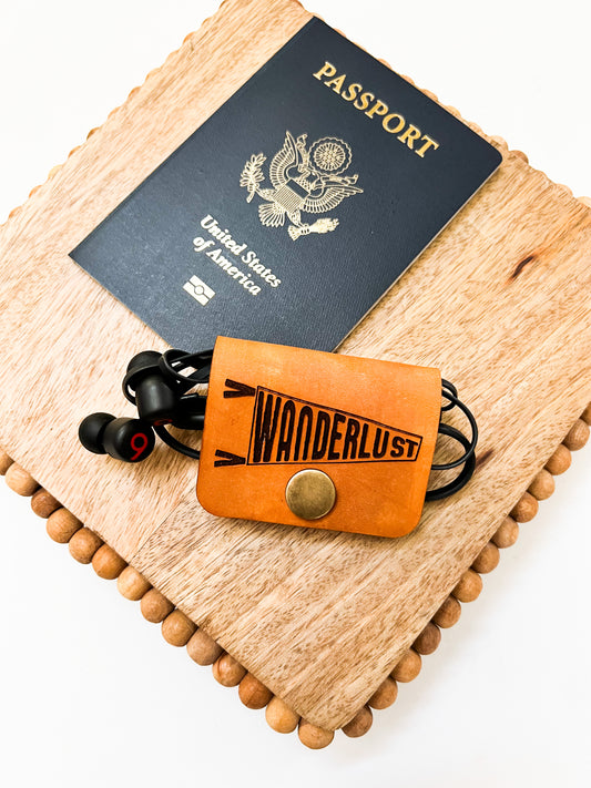 Leather Cord Organizer