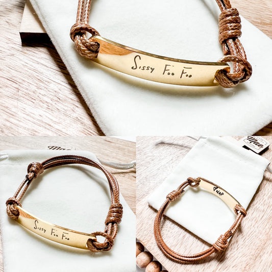 Personalized Bar Bracelet