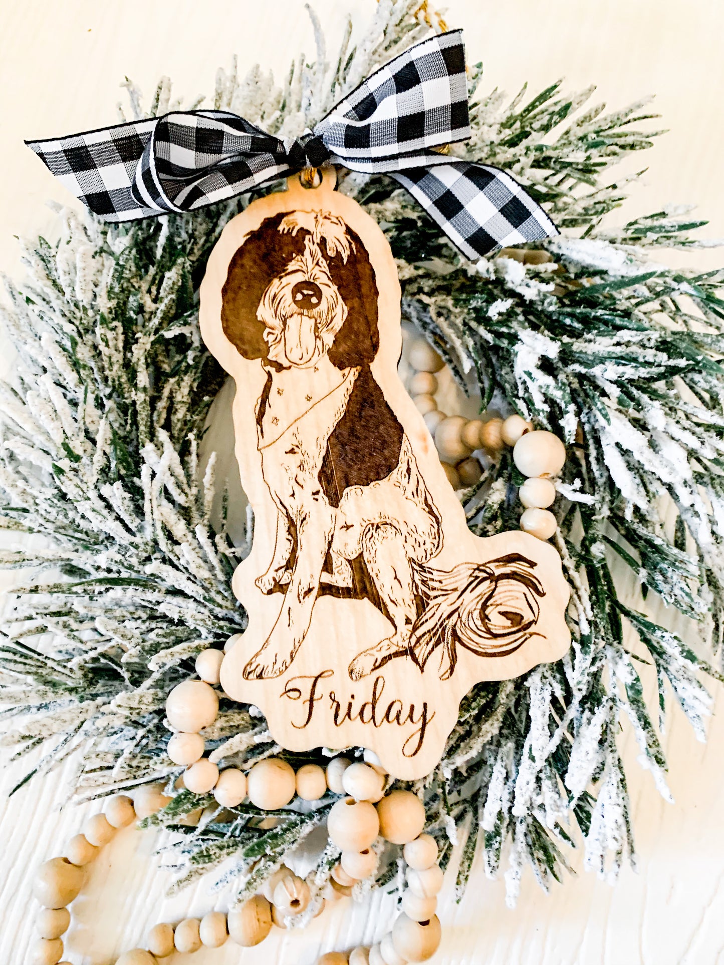Custom Pet Portrait Ornament