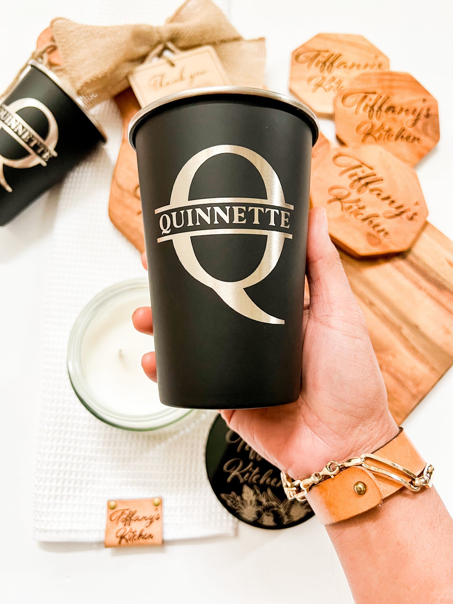 Custom Engraved Pint Cup