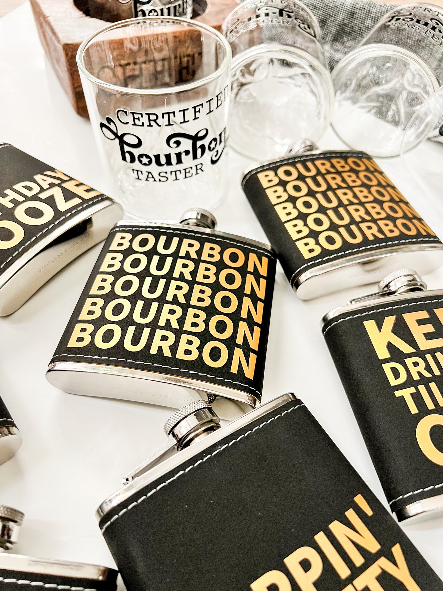 Bourbon Bourbon Flask