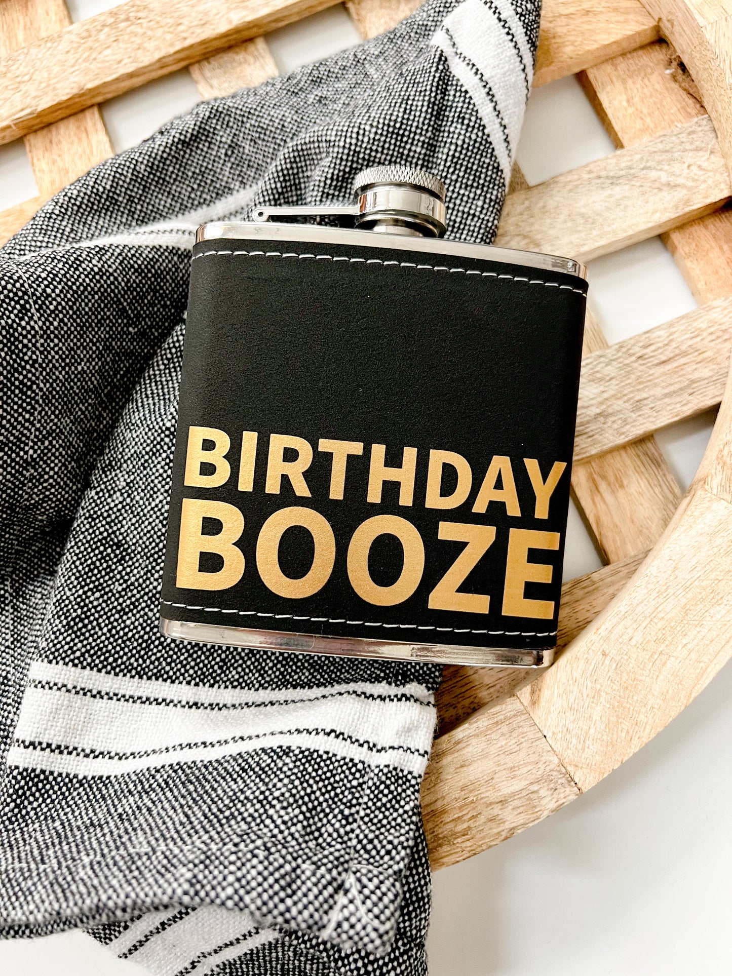 Birthday Booze Flask